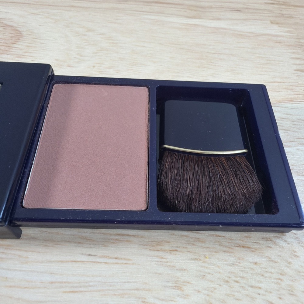 Estee Lauder Blush All Day Natural Cheek Color 16 Desert Powder Compact w/ Brush - Picture 2 of 4